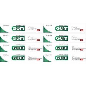 [일본 검치약 일본직구] 대량구매 GUM (껌) 덴탈 페이스트 155g (의약외품) x 8개