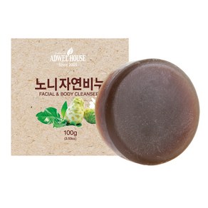 애드웰하우스 노니 자연 비누 100g 수제 비누