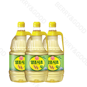 [품질보증]오뚜기 양조식초 1.8L x3개 외 8종100% 정품, 09_마시는사과식초1.8L 3개