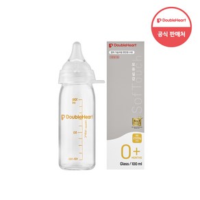 더블하트 모유실감 3세대 이른둥이 전용 젖병 100ml (3S젖꼭지 포함), 3개