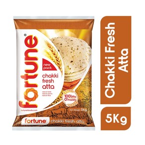 ADANI FORTUNE CHAKKI Fesh ATTA_5Kg(통밀가루)/ ADANI 차키 아따, 5kg, 1개