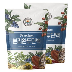 해나식품 분리 완두 단백 분말 가루 파우더 식물성단백질 500g, 2개