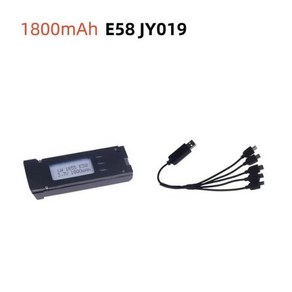 쿼드콥터용 3.7V 1800mAh 배터리 E58 E68 JY109 S168 RC 드론 리튬 배터리 리모컨 UAV 배터리 3 개