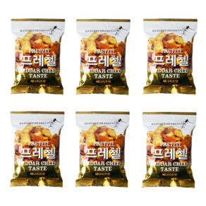 프레첼 체다치즈맛 85g, 6개