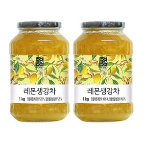 녹차원 레몬생강차 1kg 2개세트, 1개입, 2개