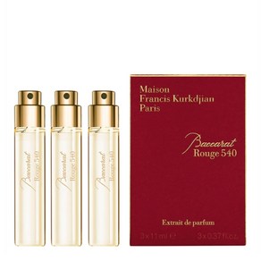 메종 프란시스 커정 [메종 프란시스 커정] Baccaat Rouge 540 extait Gift Set 3X11ml, 3개, 11ml