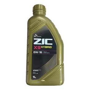 ZIC X9 HYBRID 0W16 1L 하이브리드 엔진오일, 지크 X9 하이브리드 0W16_1L, 1개