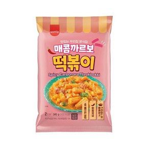 [삼립] 매콤까르보 떡볶이 345g, 10개