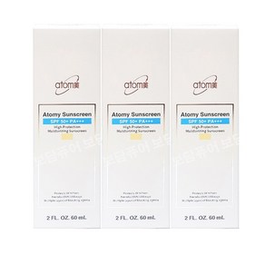 1+1+1 애터미 프리미엄 선크림 베이지 SPF50+ PA+++, 1세트, 60ml