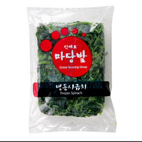 시금치 푸른원 냉동 1kg, 1개