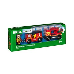 BRIO WORLD 라이트 & 사운드 포함 파이어 트랙 33811, 상품명참조, 1개