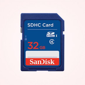 샌디스크 8GB SD카드 CLASS4 SDSDB -008G 15MB/s 디카 네비 업데이트, 32GB, 1개