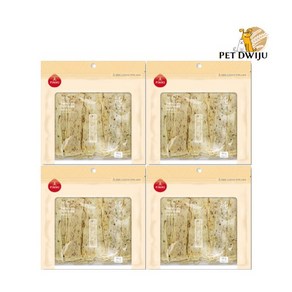 피니키 순 육포 대구 슬라이스 80g 강아지간식 2종, 4개, 대구슬라이스