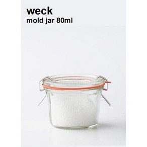 WECK 웩 몰드형 유리용기, 80ml, 1개