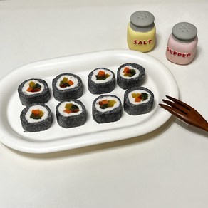 [쪼이의곳간] 멍김밥 4p 강아지 김밥 생일상 피크닉 수제간식 화식, 4개, 15g