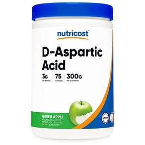 뉴트리코스트 아스파르트산 파우더 그린애플맛 Aspartic Acid 3000mg 300g