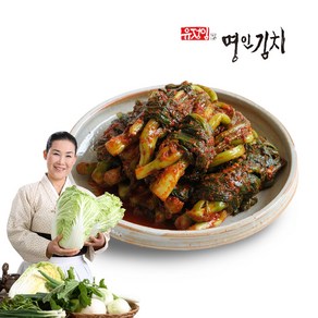 [식품명인 유정임] 돌산갓김치 1kg/2kg/3kg/5kg, 1개, 2kg