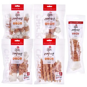 펫스토리 수제 고기말이껌 치킨 5종 골라담기, 200g, 1개, 고기말이껌 치킨껌 6.5인치