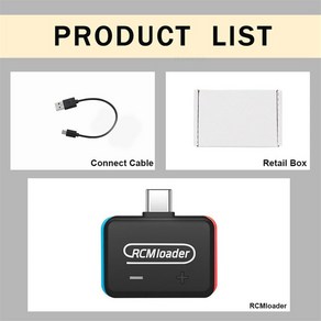 V5 RCM 로더 + Nintend Switch NS 콘솔용 RCM 지그 클립 도구(USB 케이블 내장 주입 프로그램 포함), 검은색, 1개