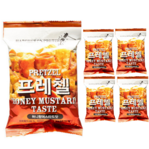 위너스 프레첼 허니향머스타드맛, 85g, 5개