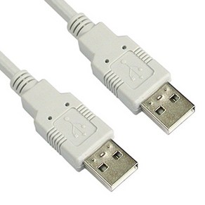 [강원전자] [AM-AM] USB-A 2.0 to USB-A 2.0 케이블 NETmate NMC-UA270H [화이트/7m], 1개