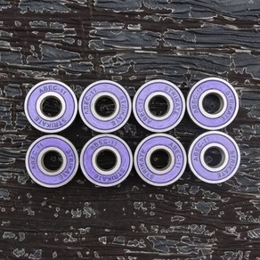 8 개 베어링 롤러 스케이트 S608ABEC-11 스쿠터 보드 휠, [04] The puple