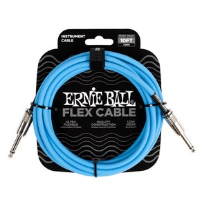 Enie Ball - Flex Instument Cable / 기타 & 베이스 케이블 3m - Blue (P06412), 1개