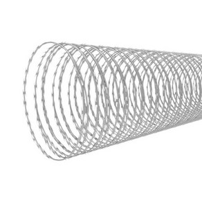 윤형철조망 가시철조망 철망울타리 윤형 경계 울타리, 직경 45cm 약 10m/롤, 1개