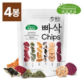 컬러푸드 빠삭칩, 200g, 4개