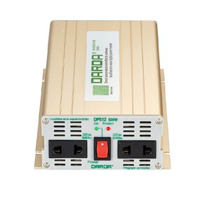 DARDA 차량용 유사계단파 인버터 DP-512 배터리 DC 12V 500W 다르다 피앤케이하이테크 국산정품 자동차용 안전인증, 524세트