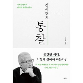 정세현의 통찰:국제질서에서 시대의 해답을 찾다