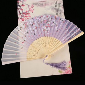 연리지돌담 부채 봄 여름 fan sping summe, 1개, 1