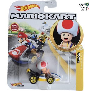 핫휠 다이캐스트 마리오 카트 TOAD 피규어 Hotwheels Maio Standad, 상품선택, 1개