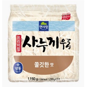 면사랑 프리미엄 사누끼우동 쫄깃한맛, 1.15kg, 3개