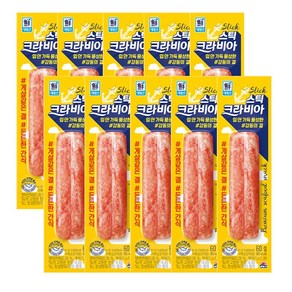 5분마켓 대림 크라비아 스틱 60g 게맛살 크래미김밥, 10개