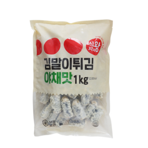 푸디스트 식자재왕 김말이튀김 야채맛, 1kg, 1개