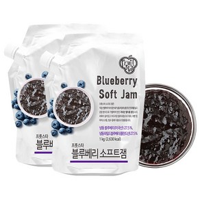 솜 블루베리 소프트잼 1kg 2개세트, 2개