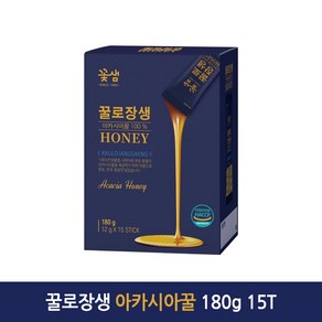 꿀로장생 아카시아꿀 180g 15T, 15개, 단품