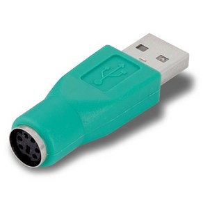 케이블메이트 PS/2(F) to USB(M) 변환젠더 [CU320] [그린], cu320