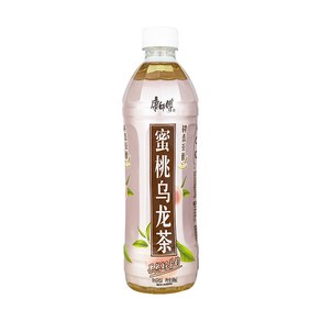 [현호중국슈퍼] 중국식품 캉스푸 복숭아우룽차 음료 500ml, 1개