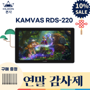 [휴이온 본사 스토어] 휴이온 액정타블렛 20인치 Kamvas RDS-220