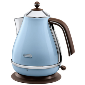 독일 DeLonghi 드롱기 아이코나 빈티지 전기포트 커피포트 1.7L 하늘색 직배, 기본