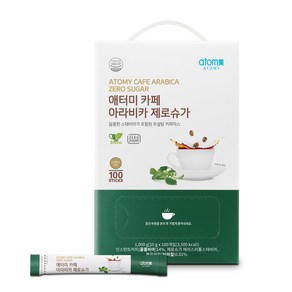 애터미 카페 아라비카 제로슈가 스테비아커피믹스 100T, 1kg, 100개입, 1개