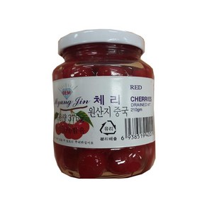 (무)명진레드체리꼭지無 375g, 1개