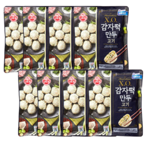 오뚜기 XO 감자떡 만두 고기, 320g, 8개