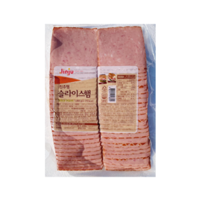 [진주햄] 슬라이스햄 1000g, 1kg, 2개