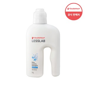 더블하트 레스랩 유아용 섬유세제 1L, 2개