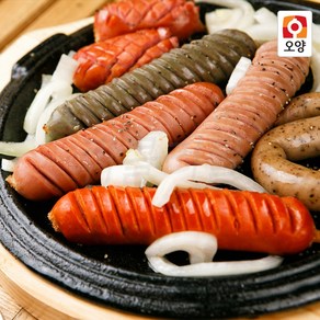 팔도맛쟁이 사조오양 바베큐 수제모듬 소시지, 385g, 2개