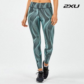 [2XU] 여성 미드라이즈 프린트 컴프레션 레깅스_XUMD262ABW