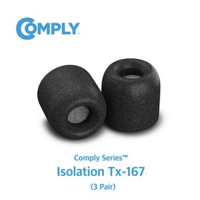 컴플라이 폼팁 Isolation이어팁 Comply Series Tx-167 (3 pair) COMPLY